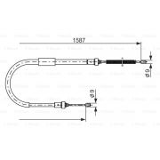 Слика 1 на Сајла за рачна кочница BOSCH 1 987 477 965