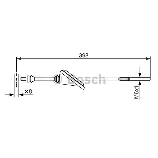 Слика на Сајла за рачна кочница BOSCH 1 987 477 985