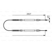 Слика 1 на Сајла за рачна кочница BOSCH 1 987 482 006