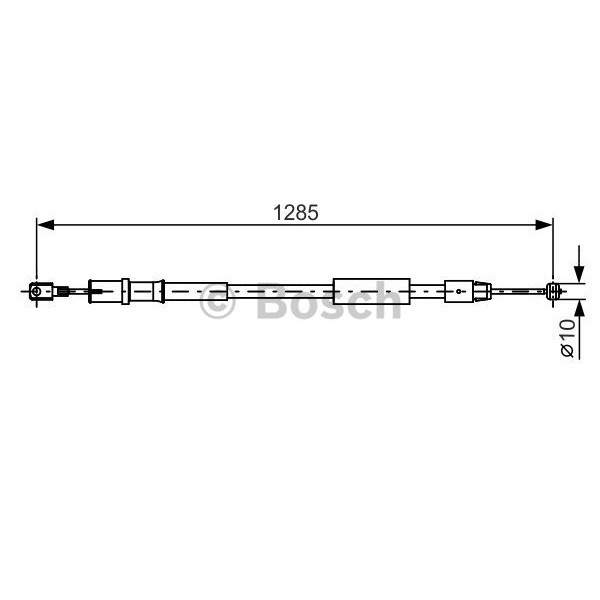 Слика на Сајла за рачна кочница BOSCH 1 987 482 026