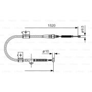 Слика 1 на Сајла за рачна кочница BOSCH 1 987 482 051