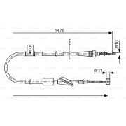 Слика 1 $на Сајла за рачна кочница BOSCH 1 987 482 096