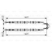 Слика 1 $на Сајла за рачна кочница BOSCH 1 987 482 141