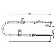 Слика 1 $на Сајла за рачна кочница BOSCH 1 987 482 257