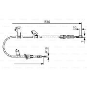 Слика 1 $на Сајла за рачна кочница BOSCH 1 987 482 271