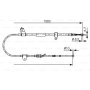 Слика 1 $на Сајла за рачна кочница BOSCH 1 987 482 296