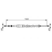 Слика 1 на сајла за рачна кочница BOSCH 1 987 482 385