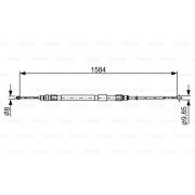 Слика 1 на Сајла за рачна кочница BOSCH 1 987 482 491