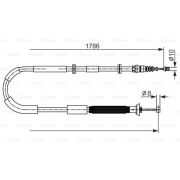 Слика 1 на Сајла за рачна кочница BOSCH 1 987 482 589