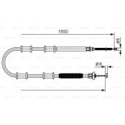 Слика 1 на Сајла за рачна кочница BOSCH 1 987 482 592