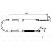 Слика 1 на Сајла за рачна кочница BOSCH 1 987 482 593