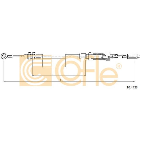 Слика на Сајла за рачна кочница COFLE 10.4723