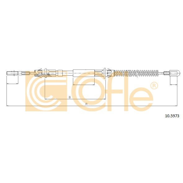 Слика на Сајла за рачна кочница COFLE 10.5973