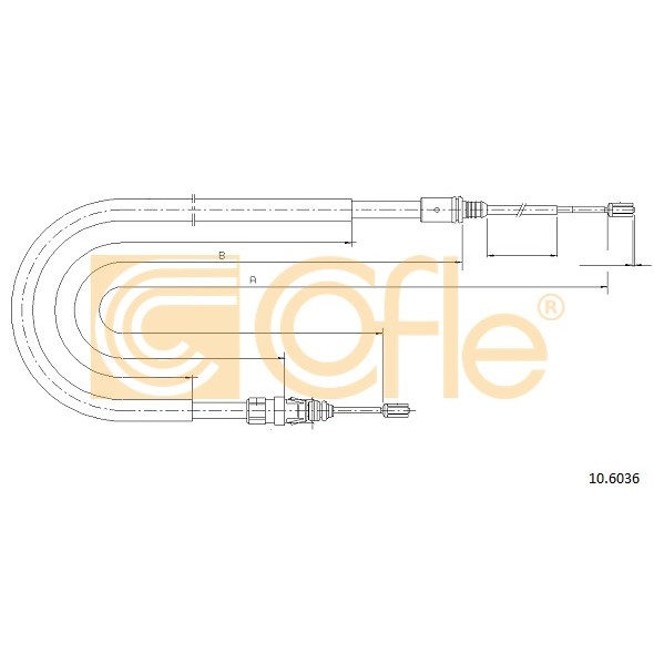 Слика на Сајла за рачна кочница COFLE 10.6036