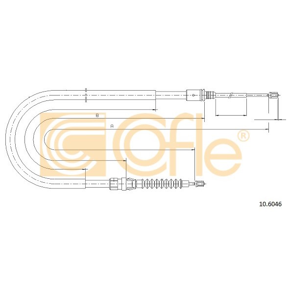 Слика на Сајла за рачна кочница COFLE 10.6046