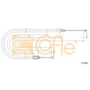 Слика 1 на Сајла за рачна кочница COFLE 10.6693