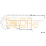 Слика 1 на Сајла за рачна кочница COFLE 10.6793