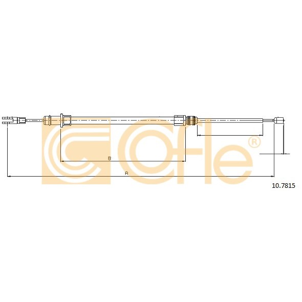 Слика на Сајла за рачна кочница COFLE 10.7815