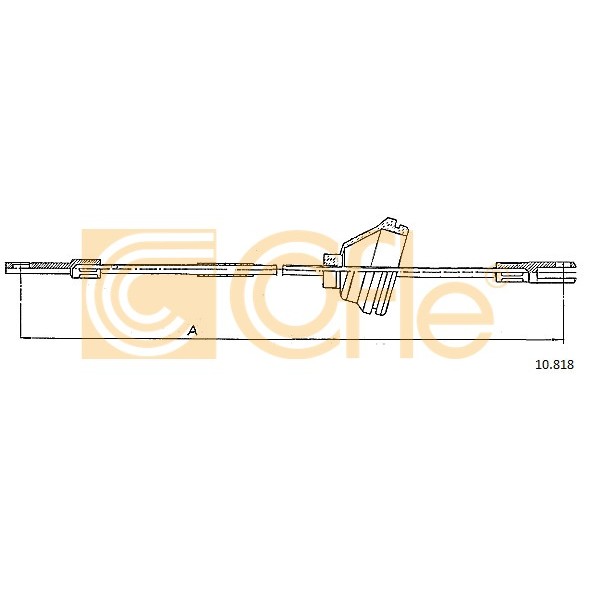 Слика на Сајла за рачна кочница COFLE 10.818 за Volvo 940 Saloon (944) 2.3 - 156 коњи бензин