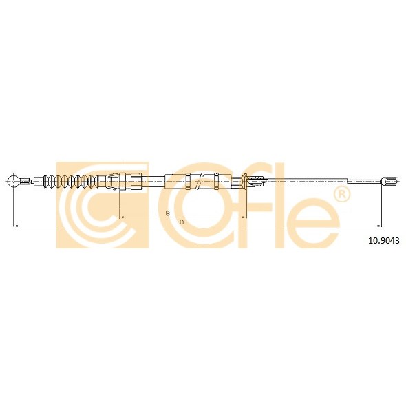 Слика на Сајла за рачна кочница COFLE 10.9043