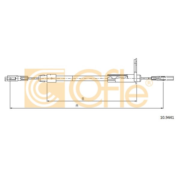 Слика на Сајла за рачна кочница COFLE 10.9441