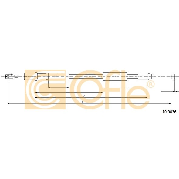 Слика на Сајла за рачна кочница COFLE 10.9836