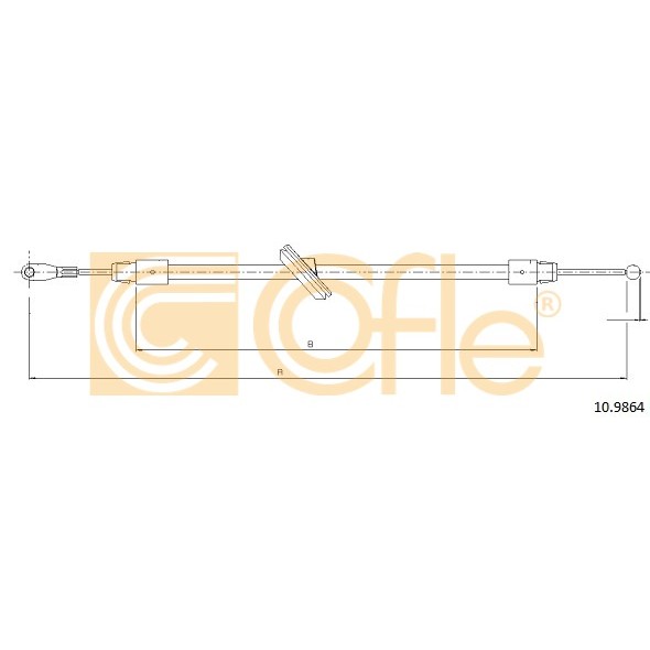 Слика на Сајла за рачна кочница COFLE 10.9864