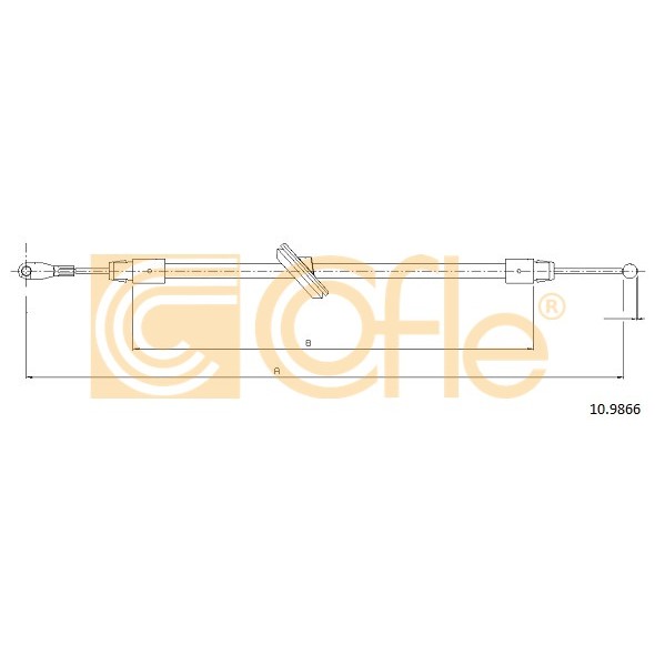 Слика на Сајла за рачна кочница COFLE 10.9866