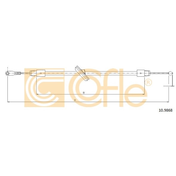 Слика на Сајла за рачна кочница COFLE 10.9868