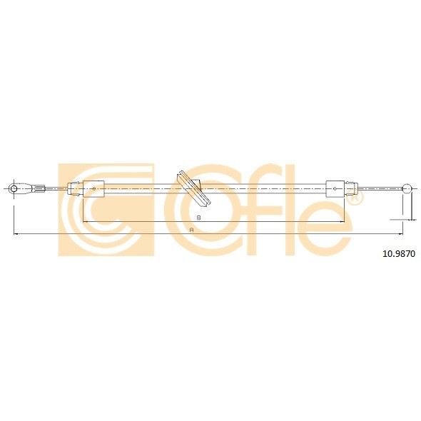 Слика на Сајла за рачна кочница COFLE 10.9870