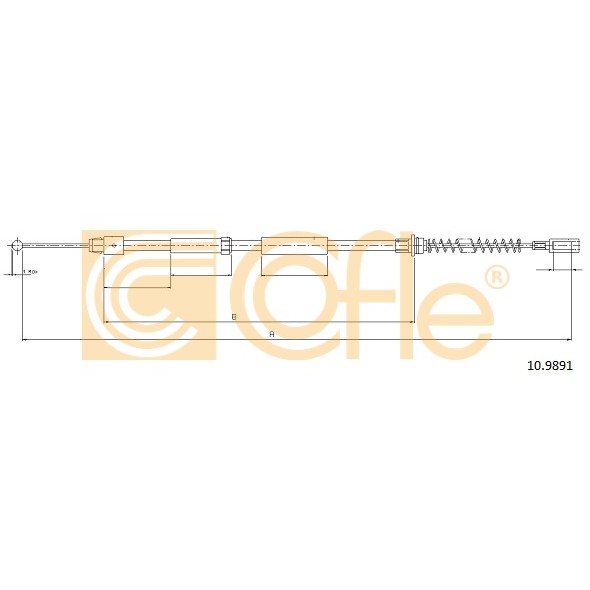 Слика на Сајла за рачна кочница COFLE 10.9891