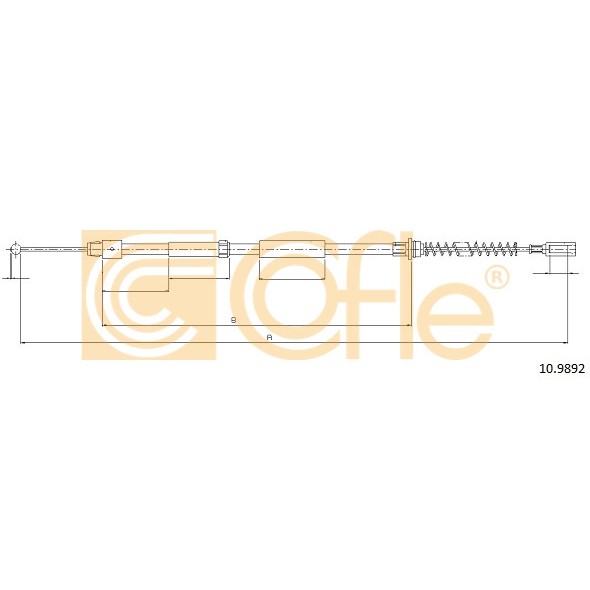 Слика на Сајла за рачна кочница COFLE 10.9892