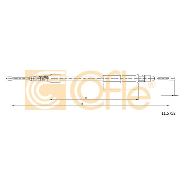 Слика на Сајла за рачна кочница COFLE 11.5758