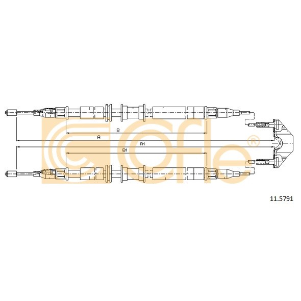 Слика на Сајла за рачна кочница COFLE 11.5791