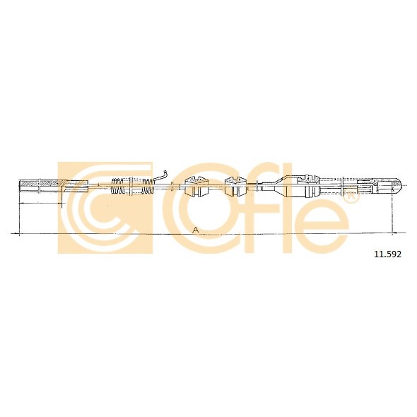 Слика на Сајла за рачна кочница COFLE 11.592