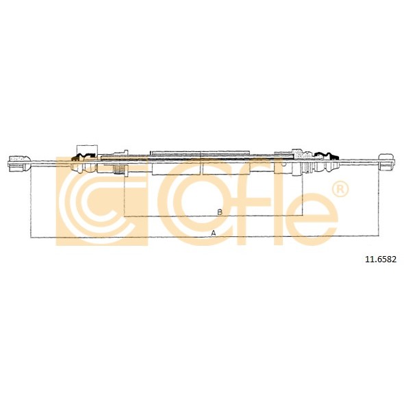 Слика на Сајла за рачна кочница COFLE 11.6582