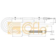 Слика 1 $на Сајла за рачна кочница COFLE 12.0703