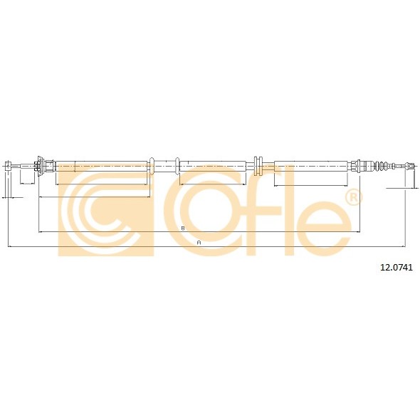 Слика на Сајла за рачна кочница COFLE 12.0741