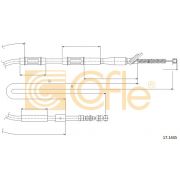 Слика 1 $на Сајла за рачна кочница COFLE 17.1445