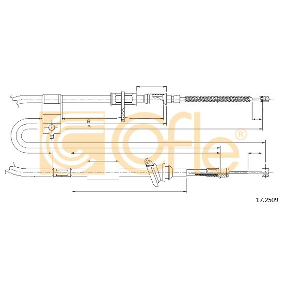 Слика на Сајла за рачна кочница COFLE 17.2509