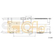 Слика 1 на Сајла за рачна кочница COFLE 17.2509