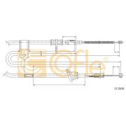 Слика 1 $на Сајла за рачна кочница COFLE 17.2510