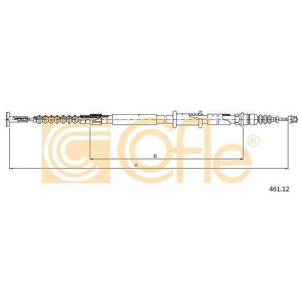 Слика на Сајла за рачна кочница COFLE 461.12