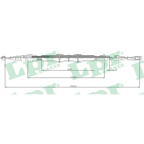 Слика на Сајла за рачна кочница LPR C0258B