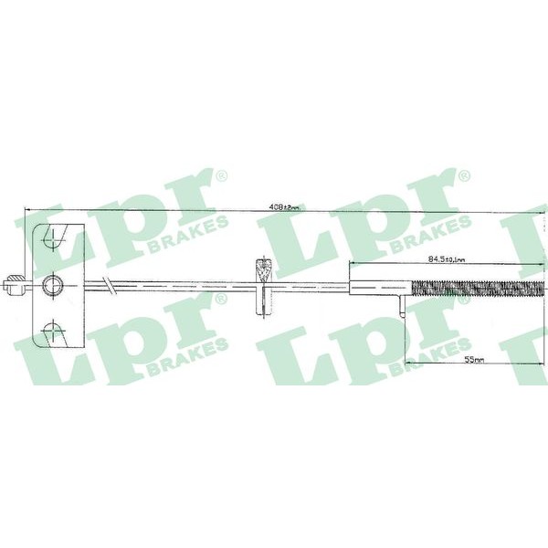 Слика на Сајла за рачна кочница LPR C0840B