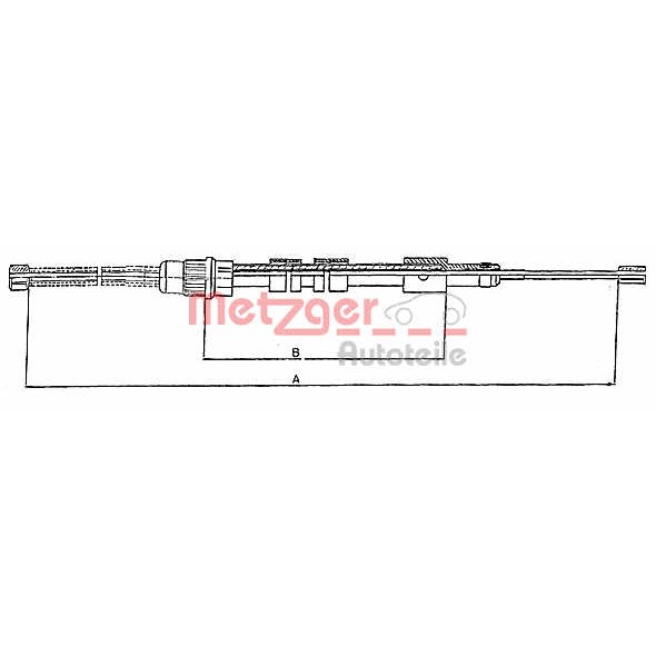 Слика на Сајла за рачна кочница METZGER COFLE 10.6024