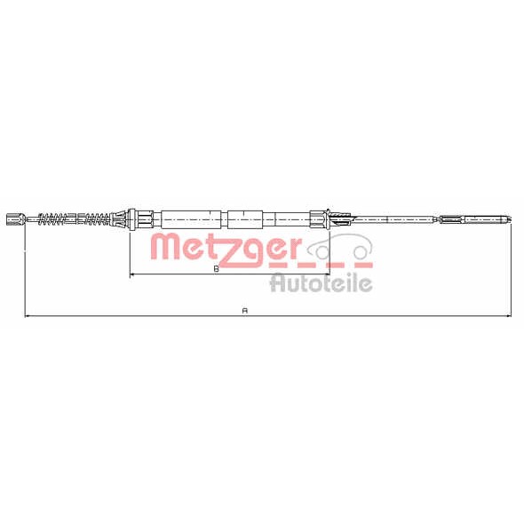 Слика на Сајла за рачна кочница METZGER COFLE 10.7431