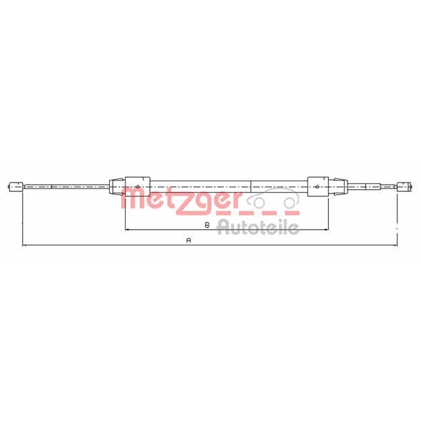 Слика на Сајла за рачна кочница METZGER COFLE 10.9323