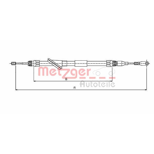 Слика на Сајла за рачна кочница METZGER COFLE 10.9831