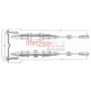 Слика 1 на Сајла за рачна кочница METZGER COFLE 11.5853